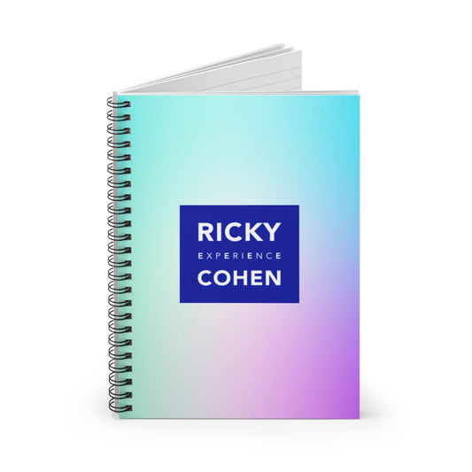 Ricky Cohen Experience Spiral Notebook - Vibrant Ruled Line Journal